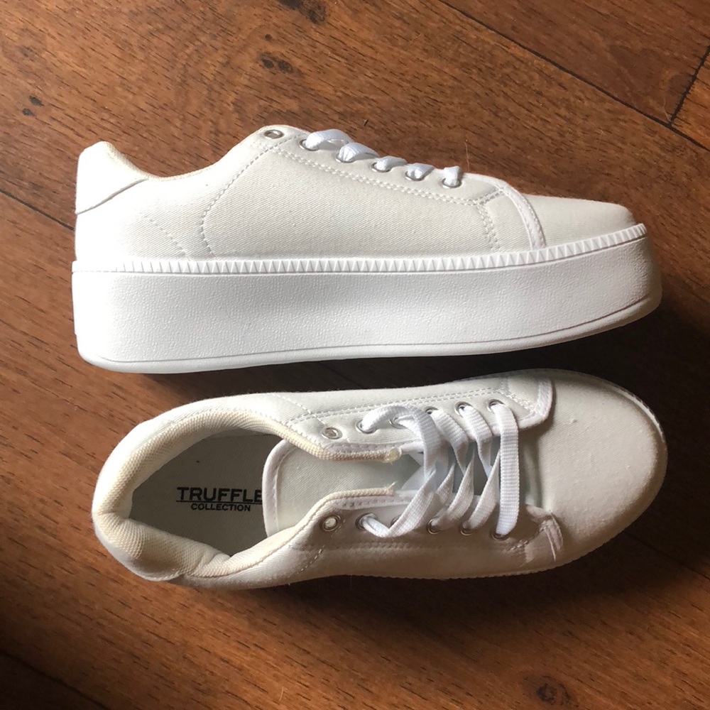 Nasty Gal White platform sneakers